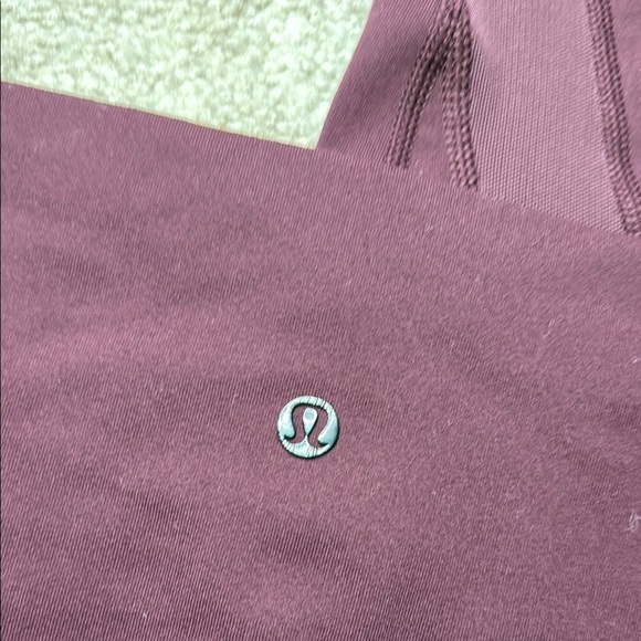 Lululemon Burgundy High-Waisted Leggings - Picture 3 of 8